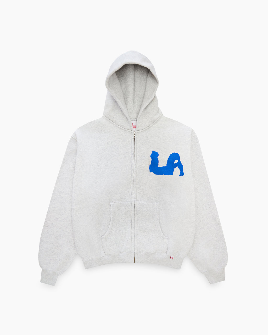 LA GREY ZIP HOODIE
