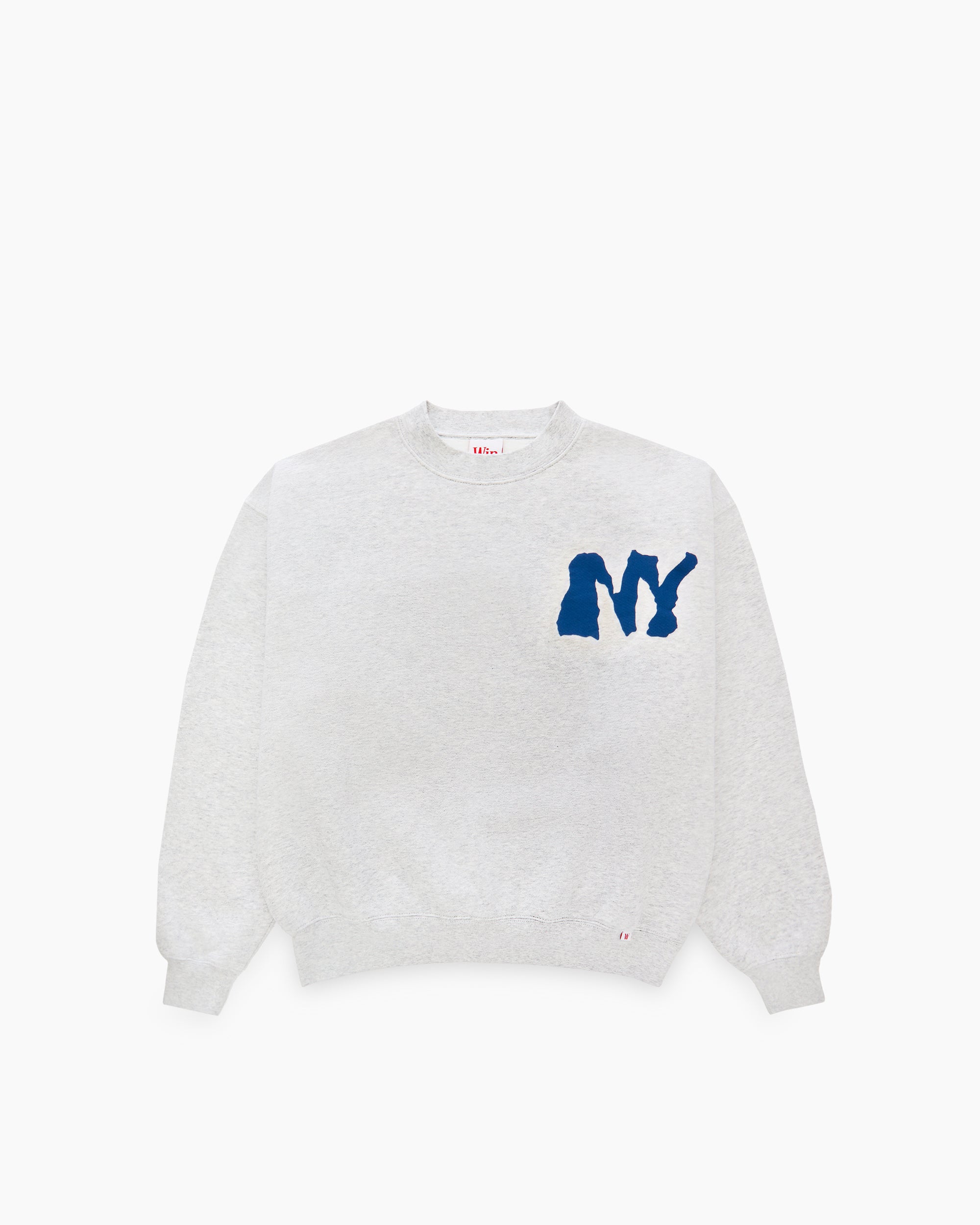 NY GREY CREWNECK
